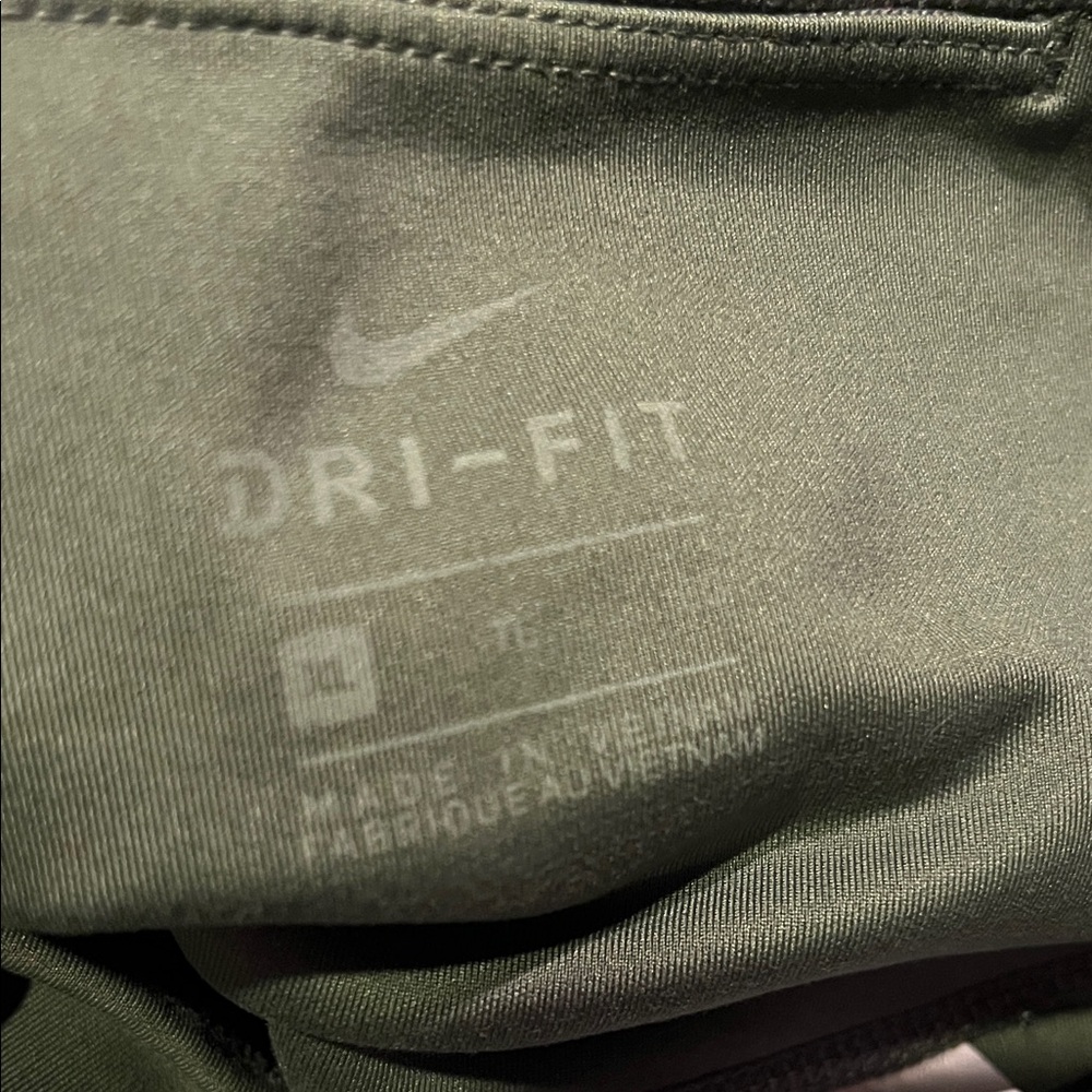 Olive Green Women's Active Leggings - Picture 7 of 13